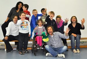 mimi Camp im Dr. von Haunscherschen Kinderspital: Gruppenfoto
